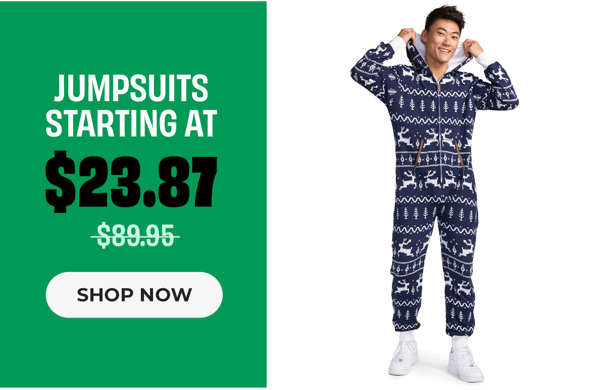 Jumpsuits starting @ $23.87
