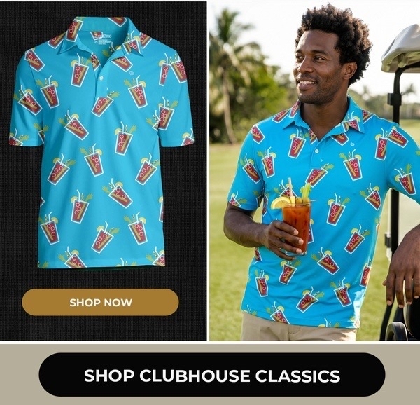 Men's Breezy Bloody Mary Golf Polo - shop now