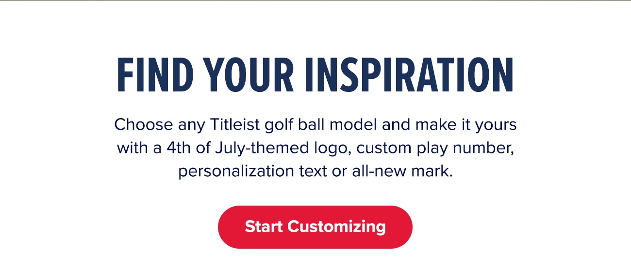 Start Customizing