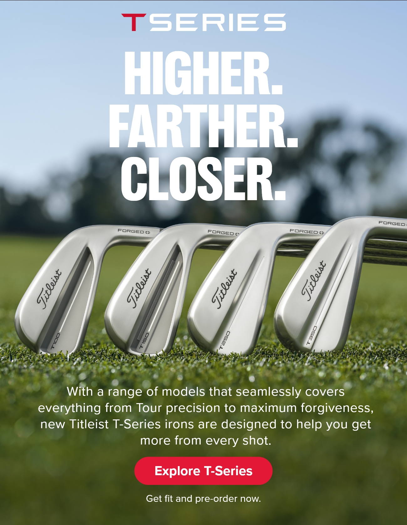 New T-Series Irons: Now Available for Pre-Order