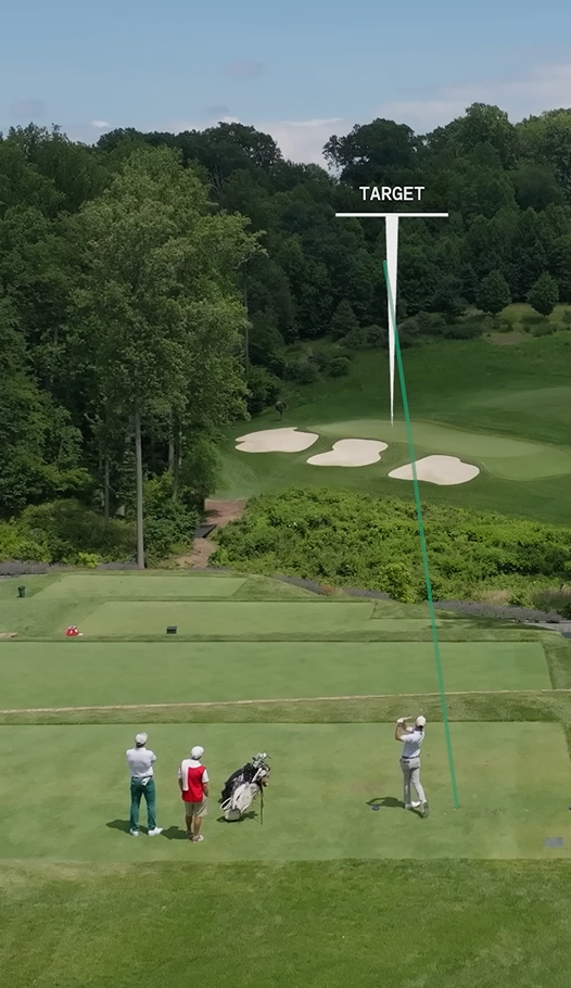 Playing 18 at Caves Valley Golf Club