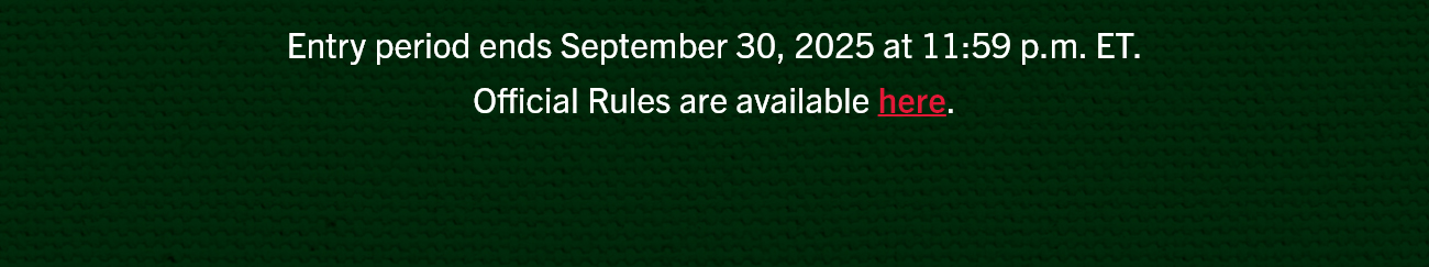 Team Titleist Ultimate Sweepstakes