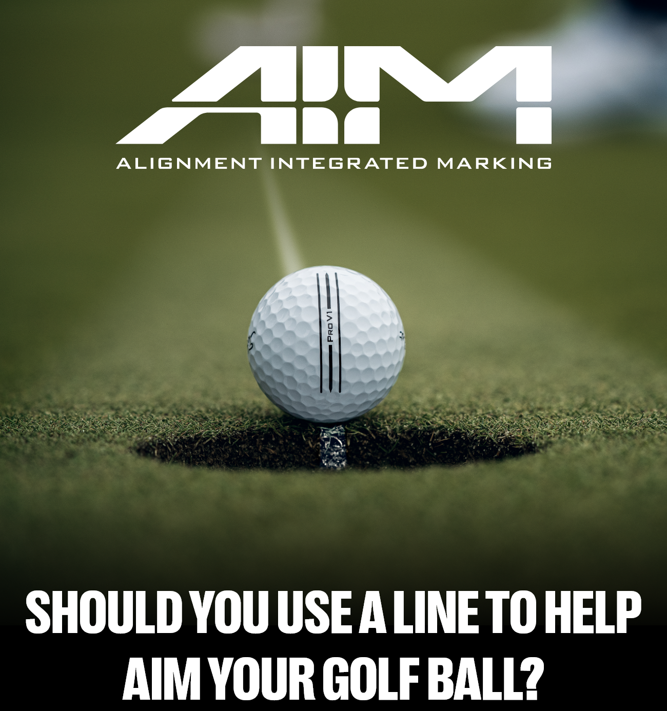 Should You Use A Line to Help Aim Your Golf Ball?