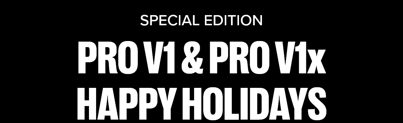 Pro V1 and Pro V1x Happy Holidays