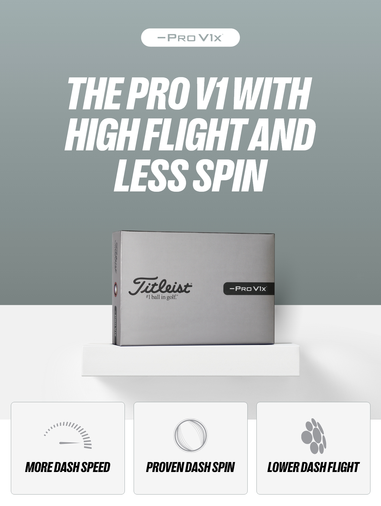 Introducing New Pro V1x Left Dash