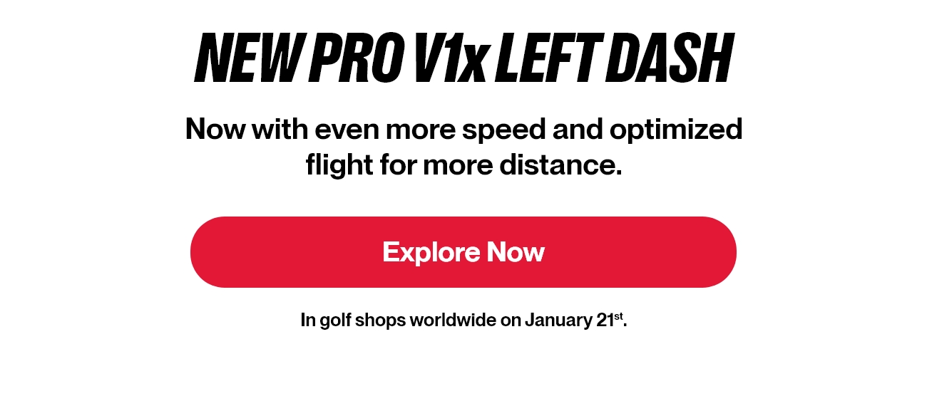 Introducing New Pro V1x Left Dash