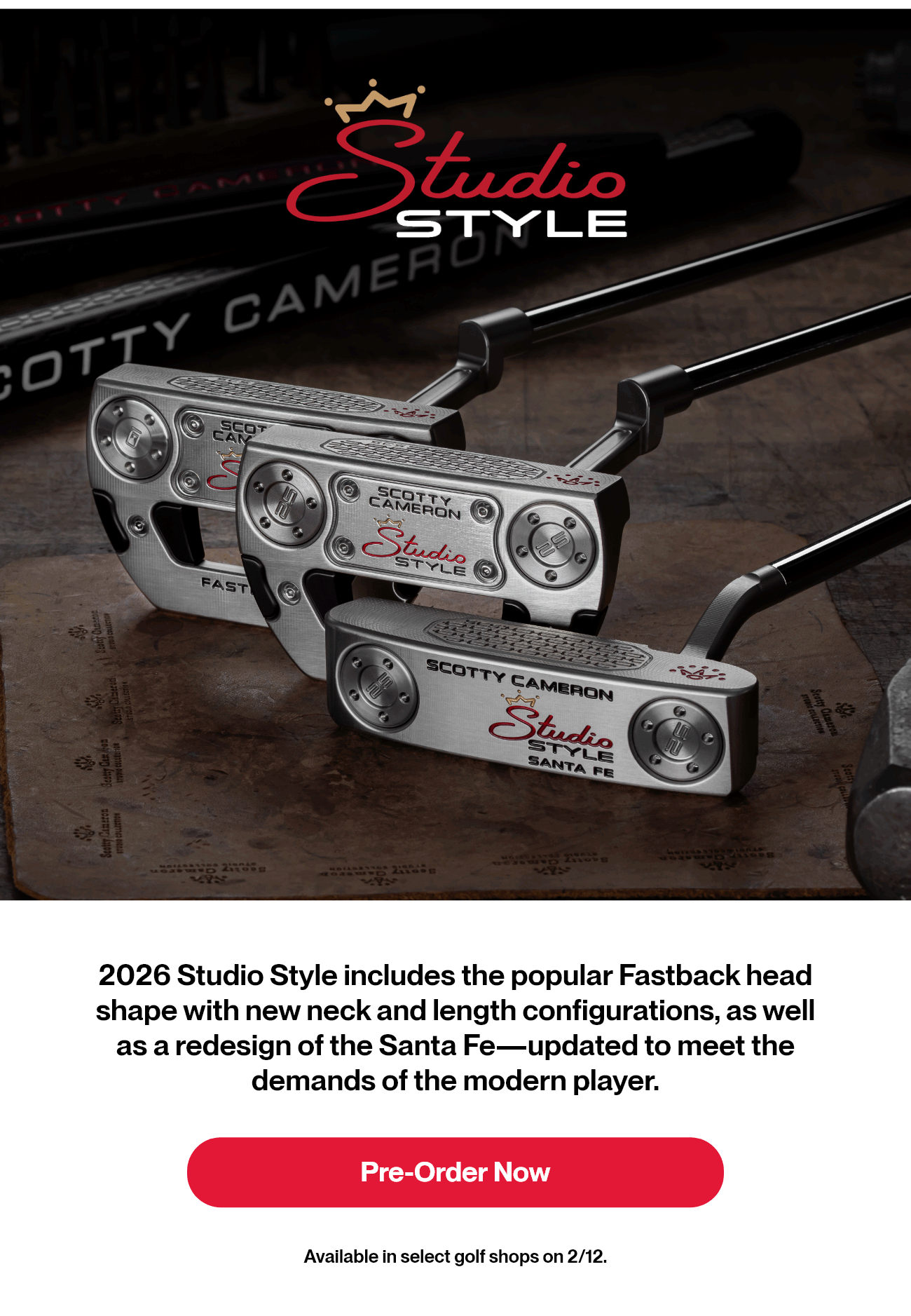 Explore New Studio Style Putters