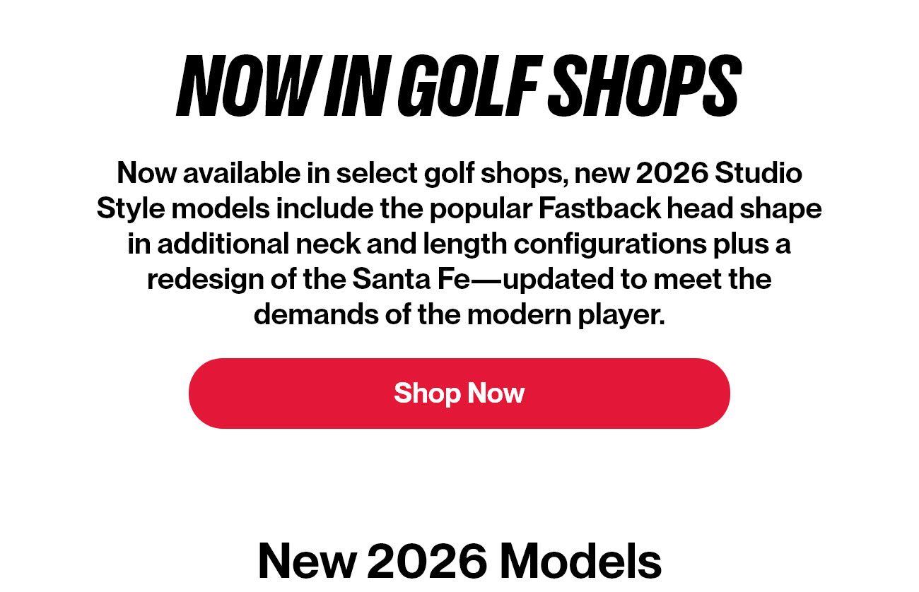 Shop Now | New Studio Style Putters