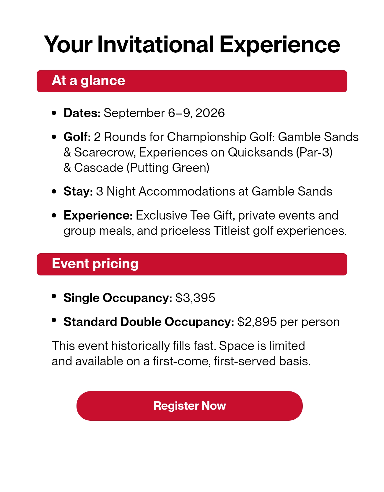 Team Titleist Invitational
