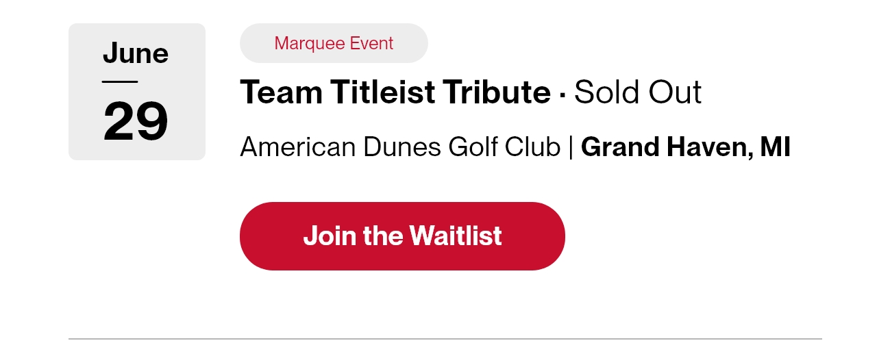 Team Titleist Events