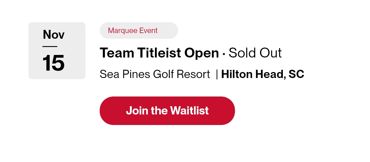 Team Titleist Events