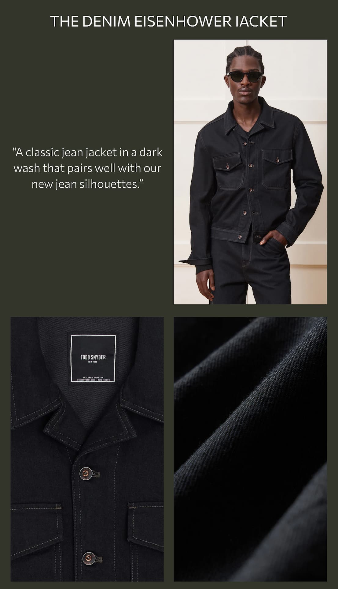 SHOP THE DENIM EISENHOWER JACKET