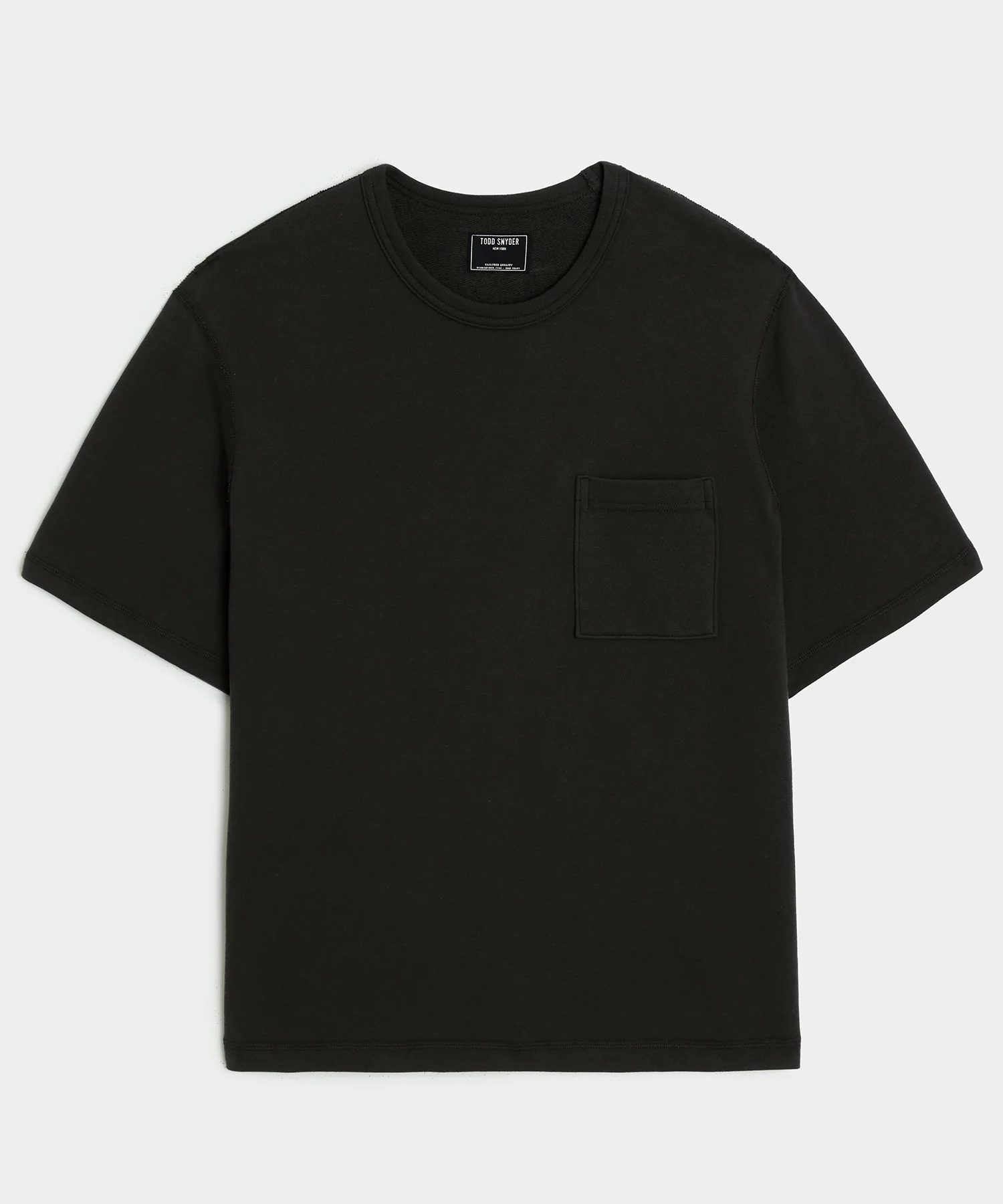 Image of Lightweight Terry Cloth Short-Sleeve Sweatshirt