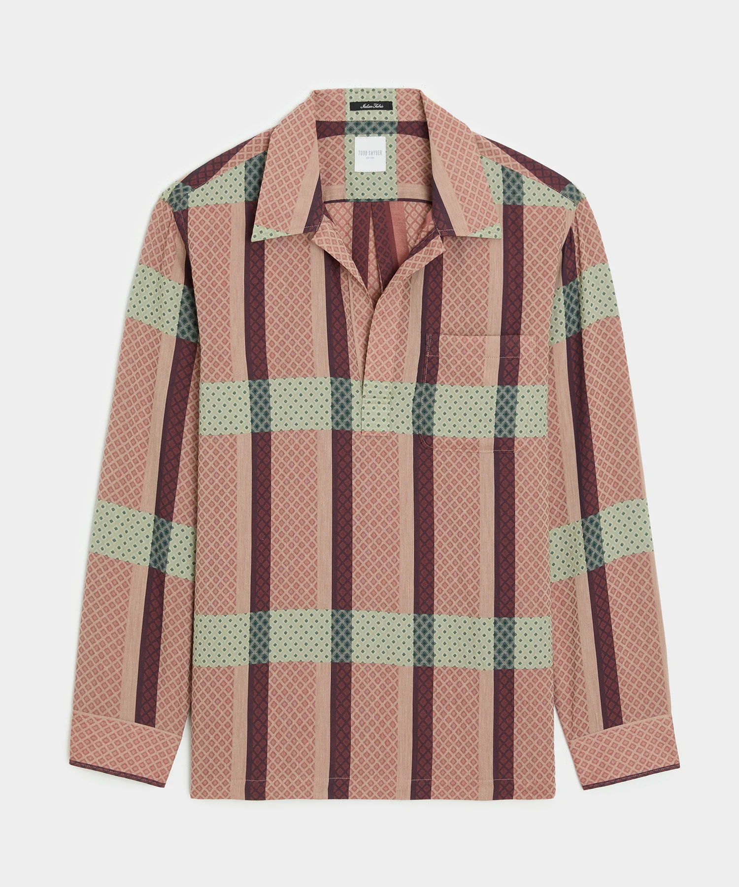 Image of Relaxed Cotton Popover Shirt
