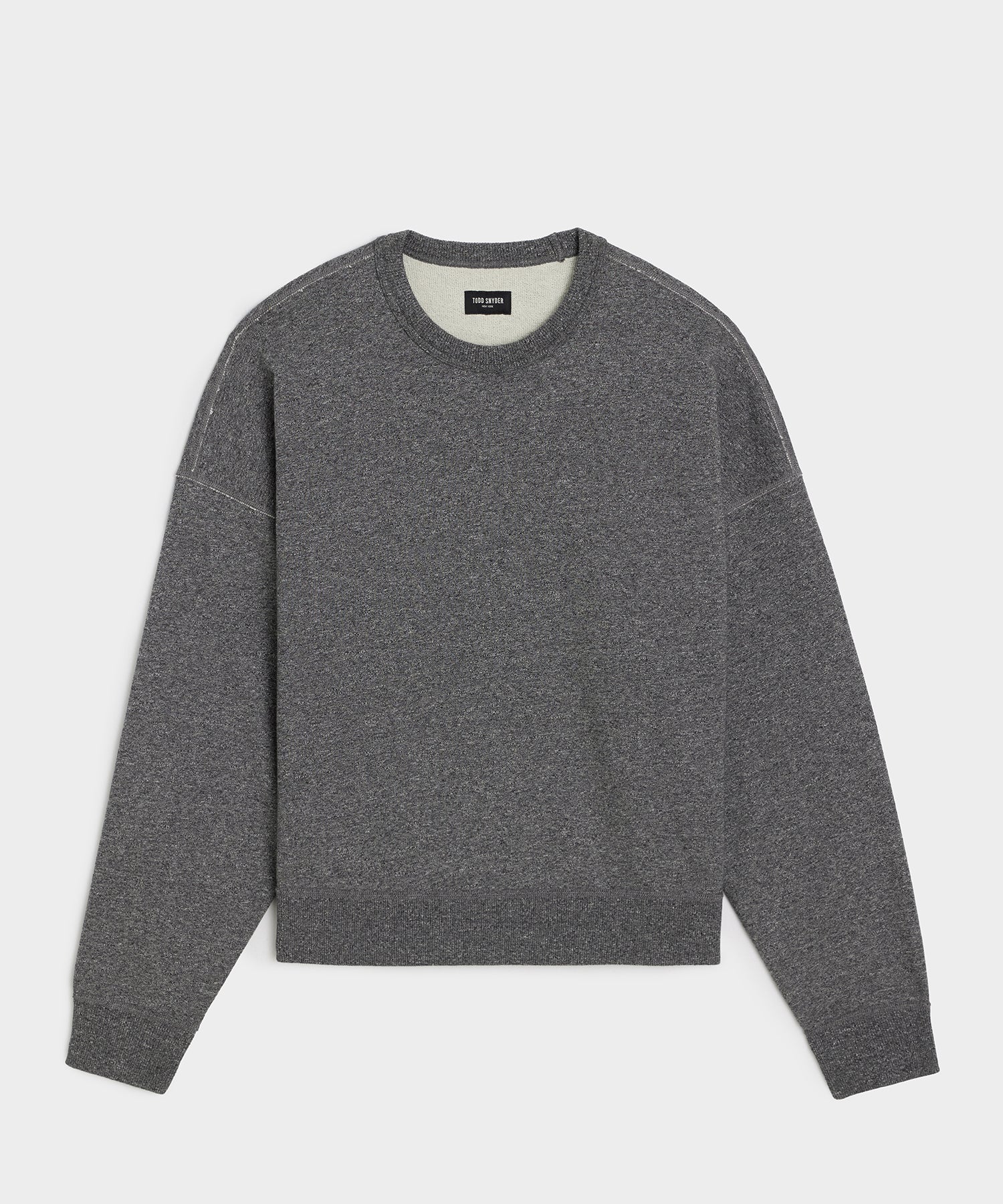 Image of Relaxed Portuguese Terry Crewneck