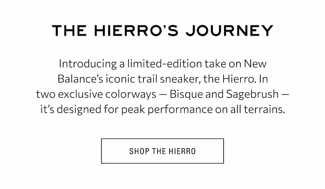 SHOP THE NB HIERRO