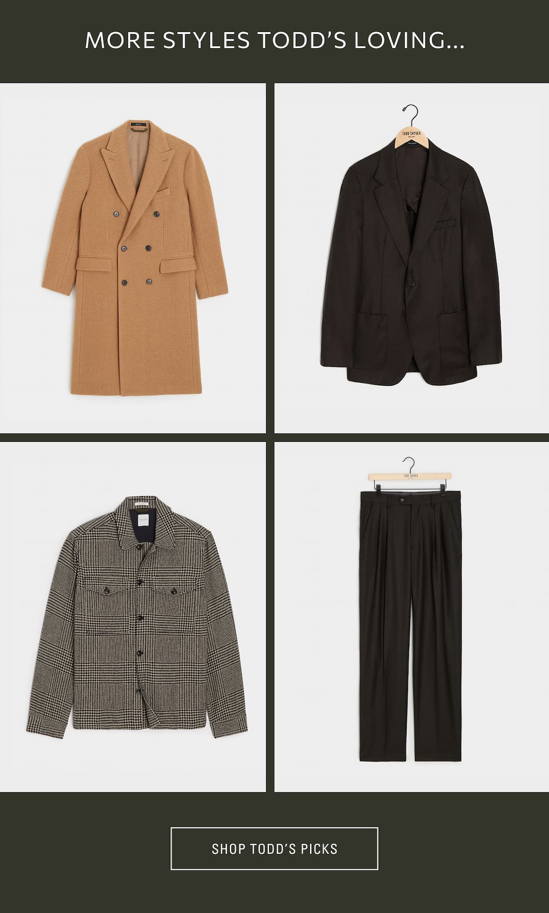 SHOP TODD'S PICKS