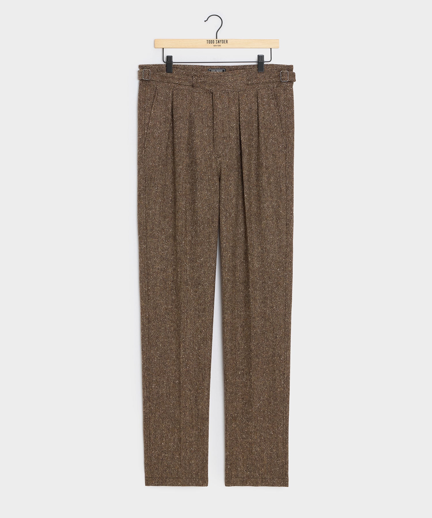 Image of Italian Donegal Herringbone Gurkha Trouser