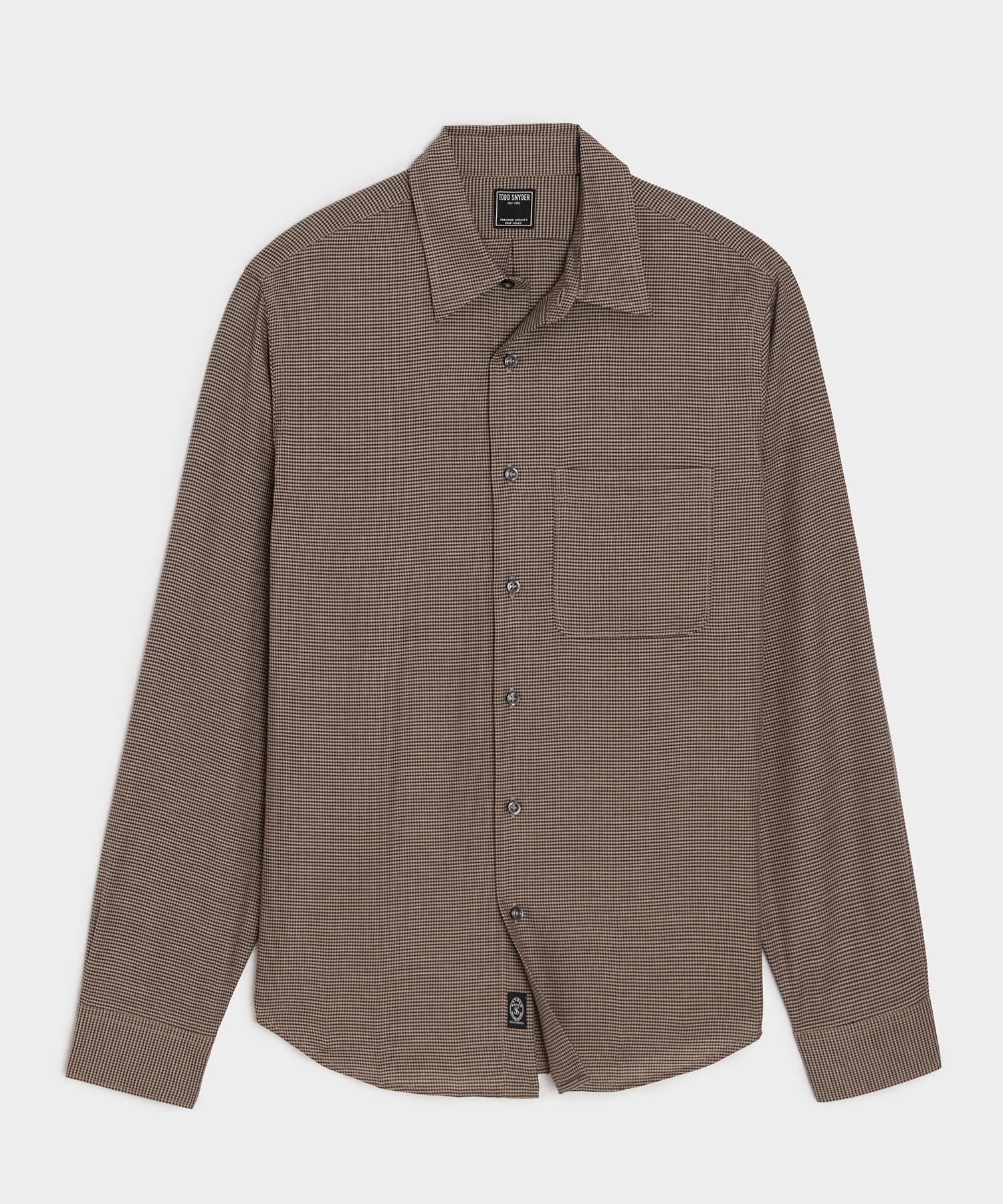 Image of Portuguese Cotton-Cashmere Sport Shirt