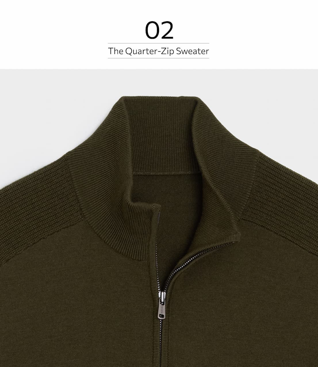 SHOP THE QUARTER-ZIP SWEATER