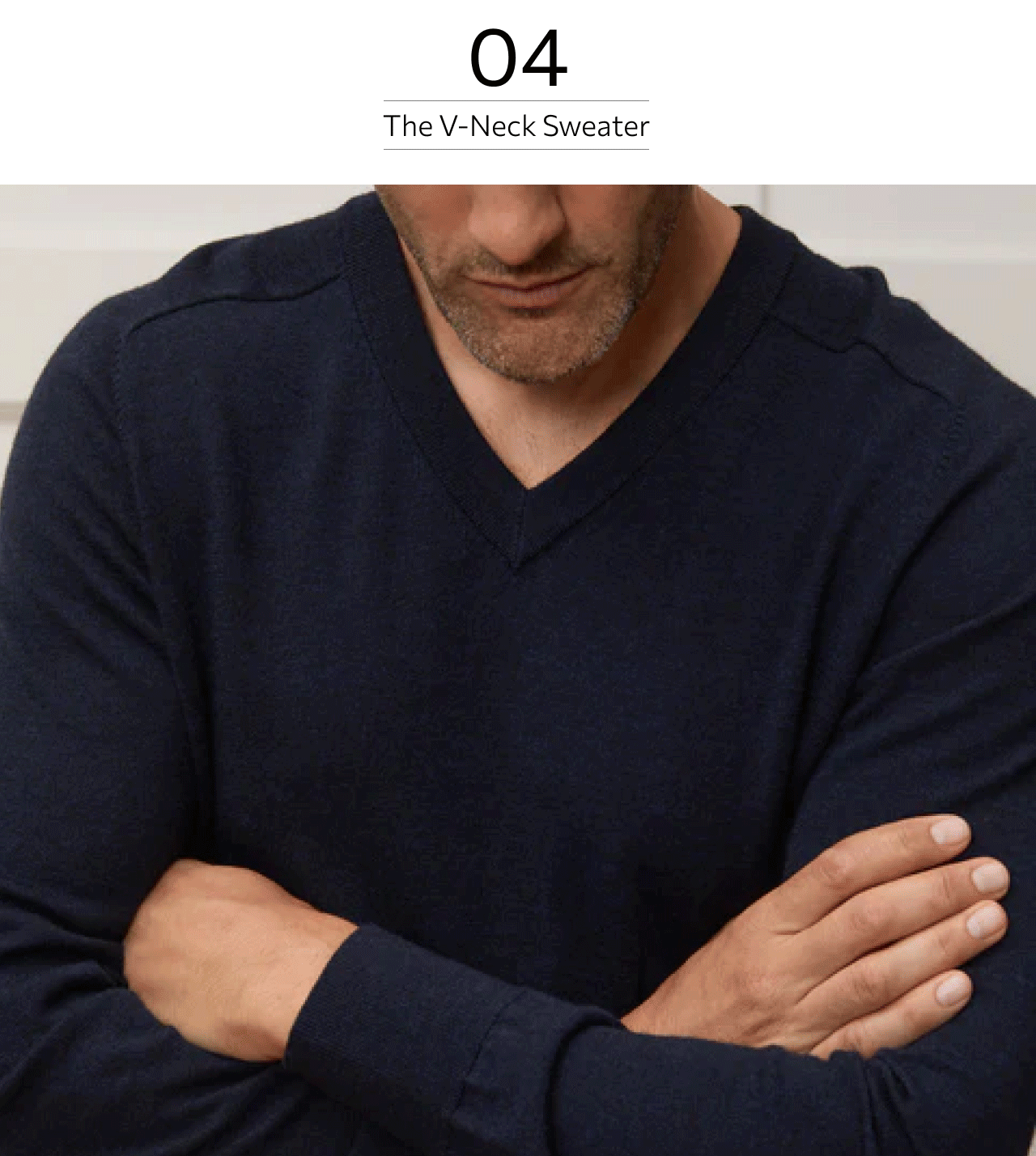 SHOP THE VNECK SWEATER