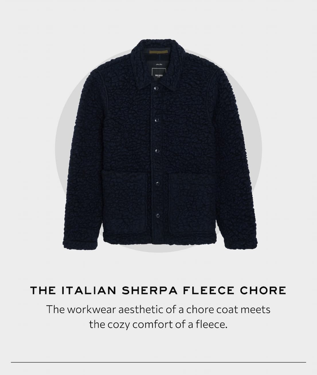 SHOP THE FLEECE CHORE