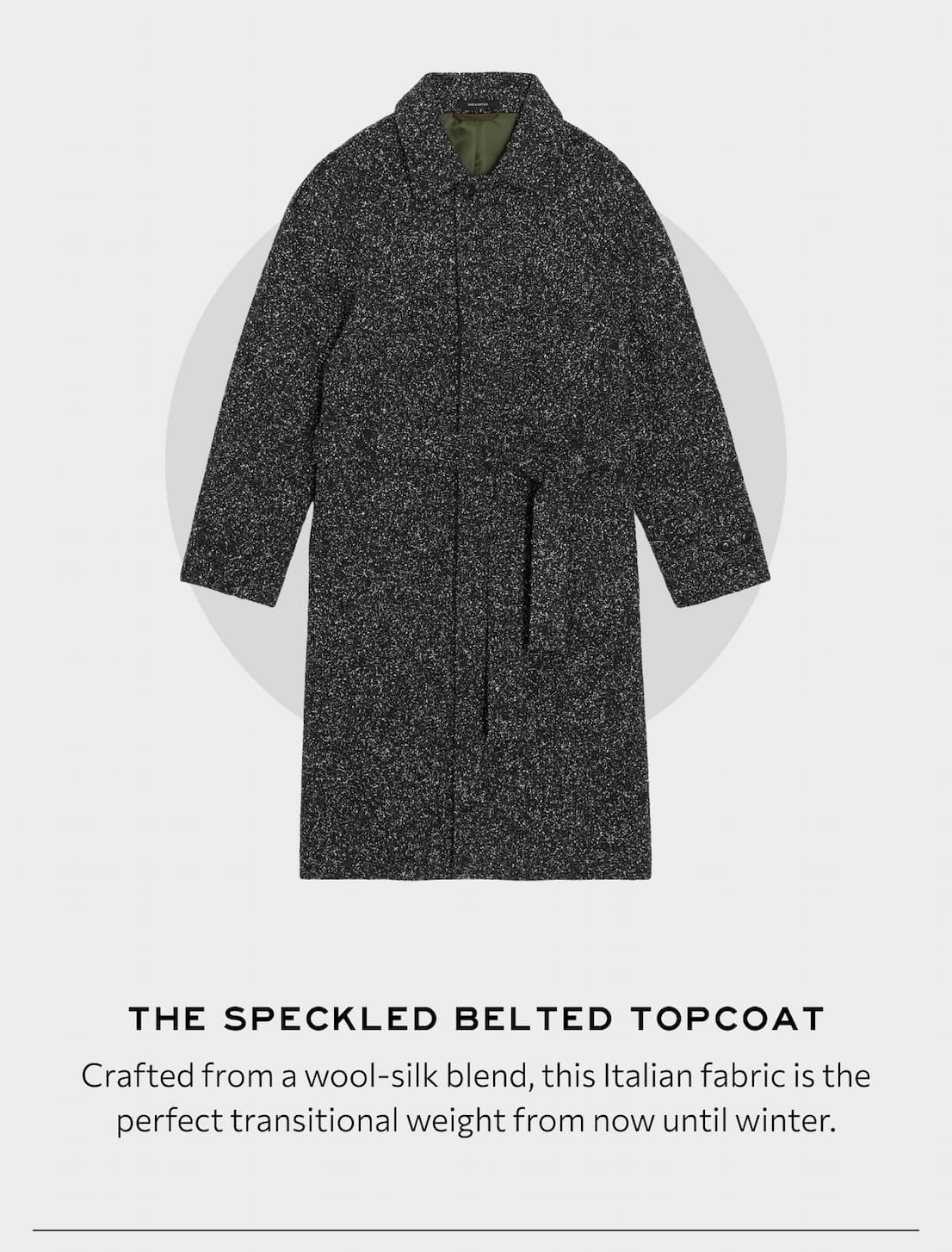 SHOP THE BELTED TOPCOAT