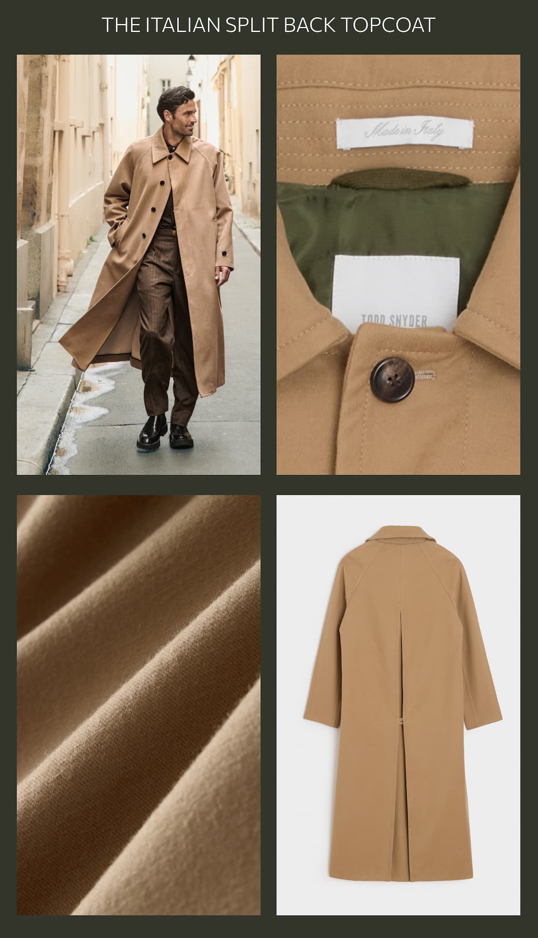 SHOP THE SPLIT BACK TOPCOAT
