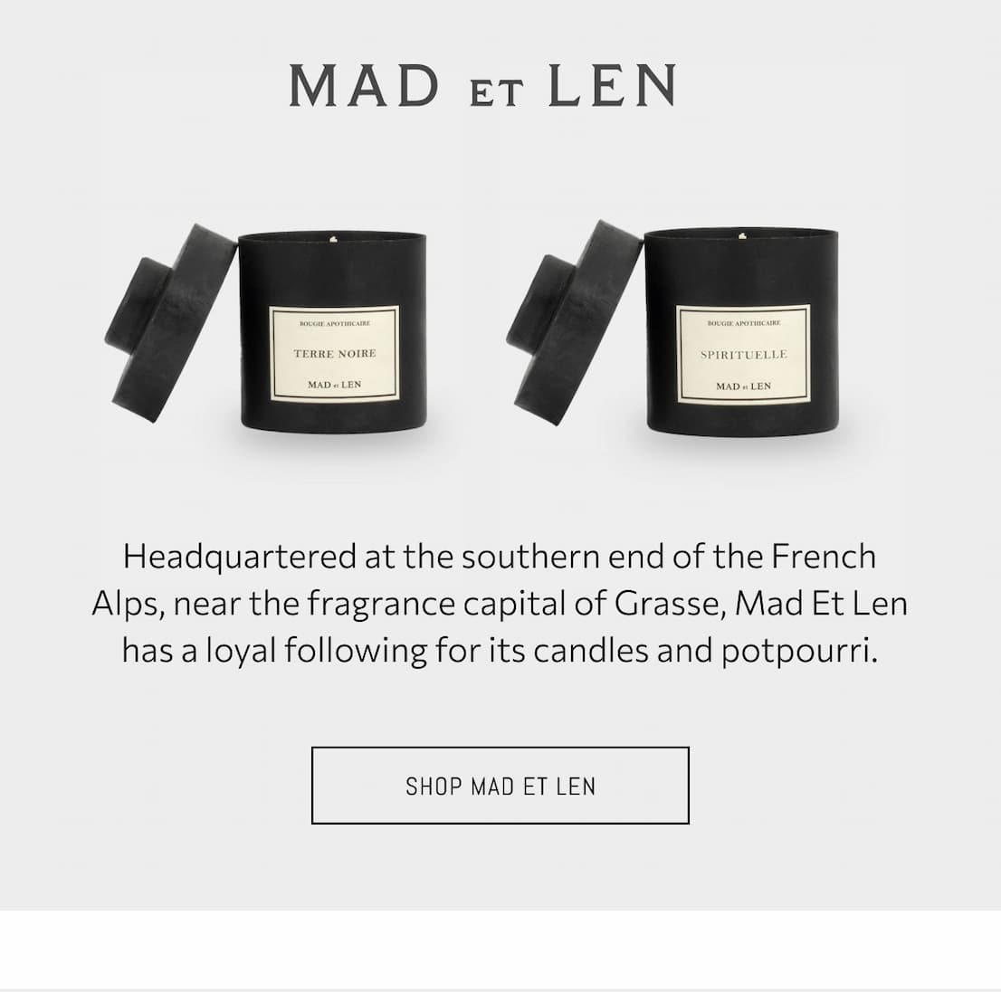 SHOP MAD ET LEN
