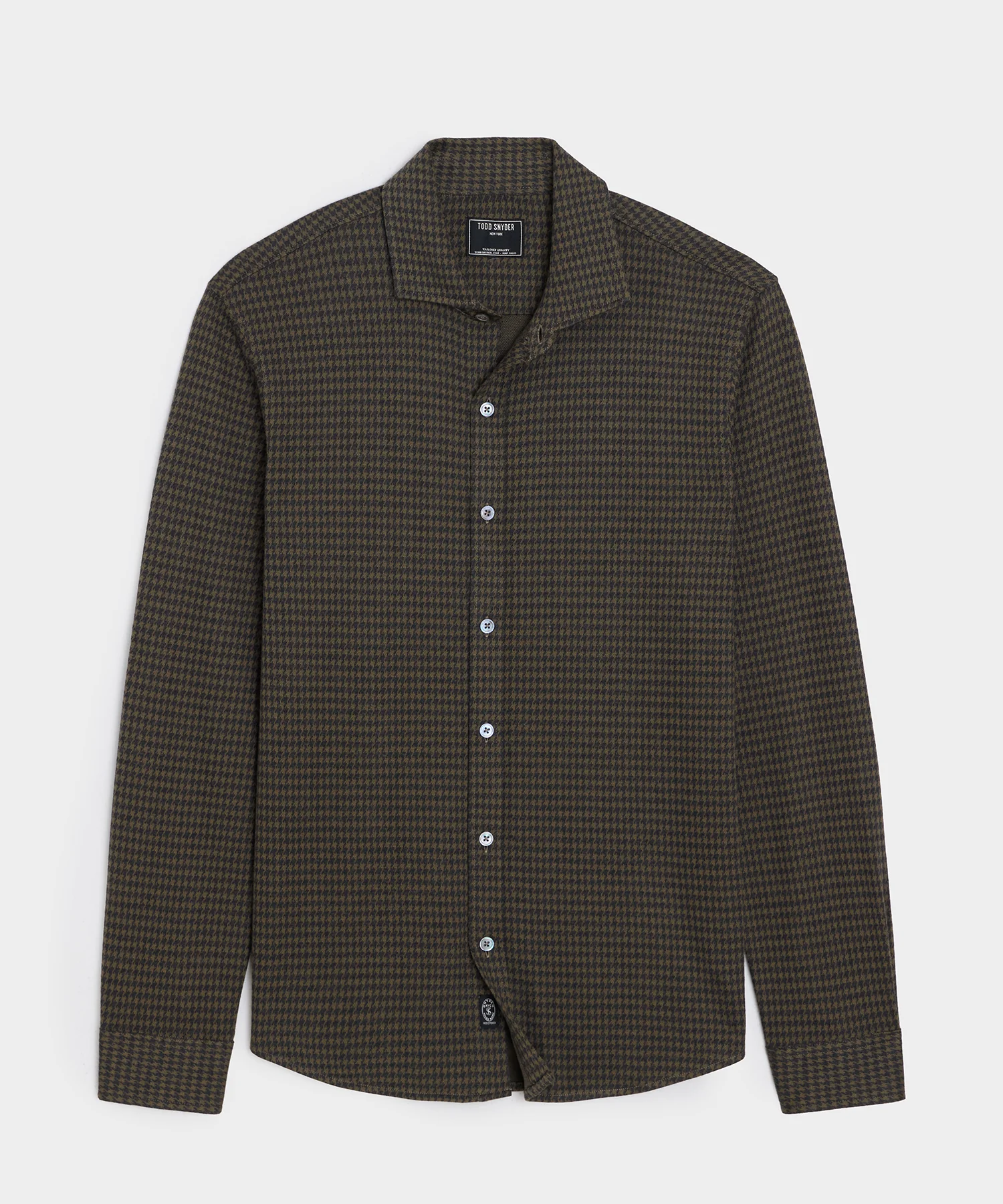 Image of Knit Cotton Dress Shirt