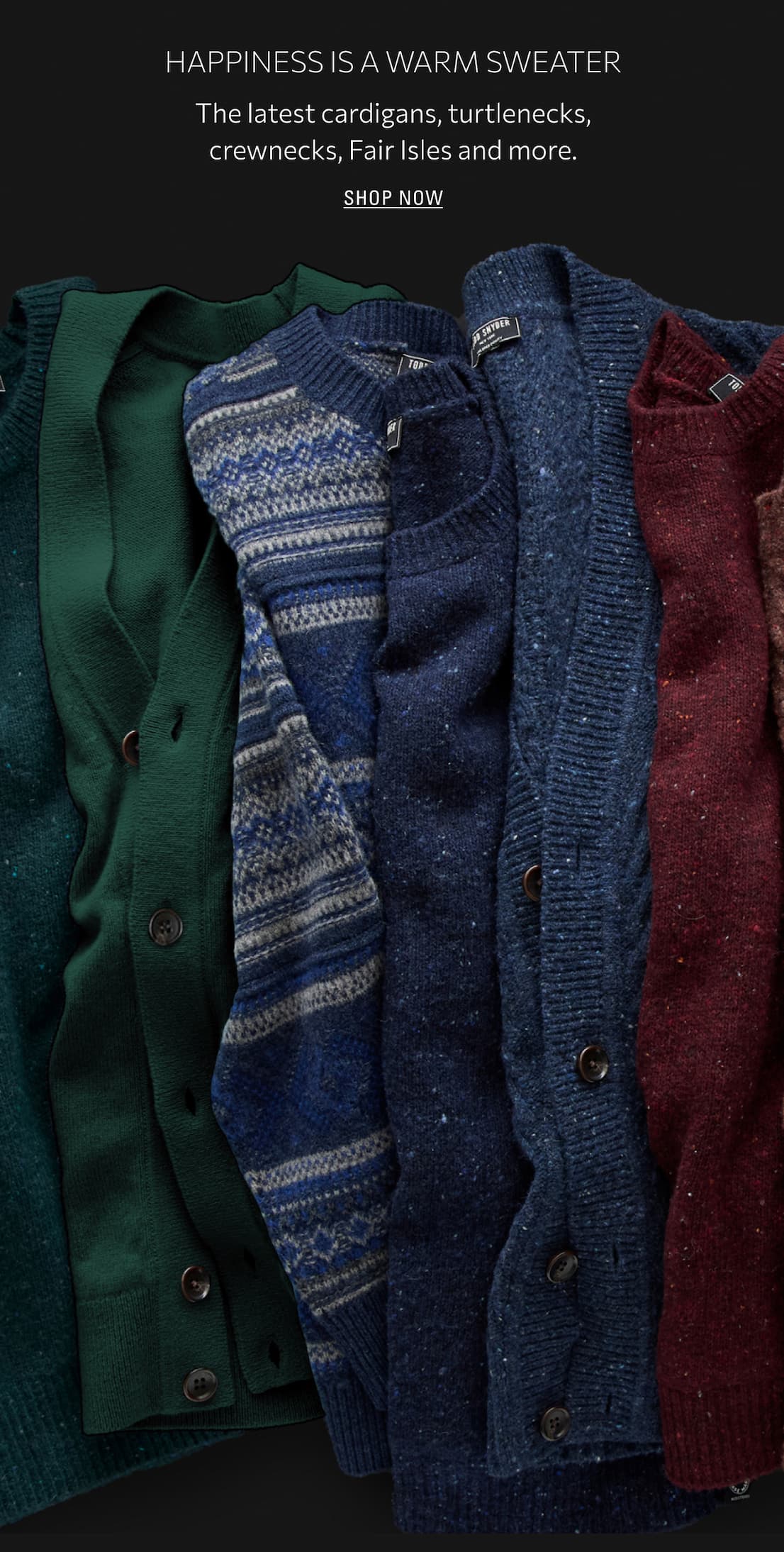 SHOP SWEATERS