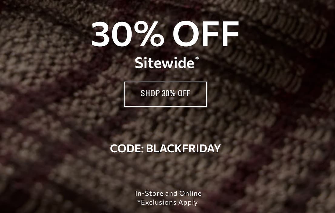 Shop 30% Off Select Styles