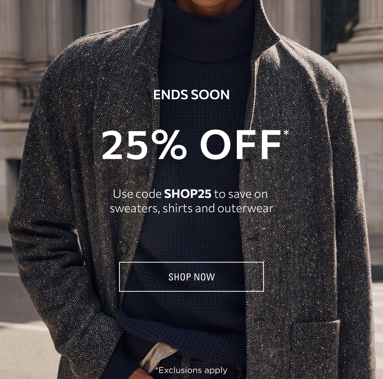 SHOP 25% OFF