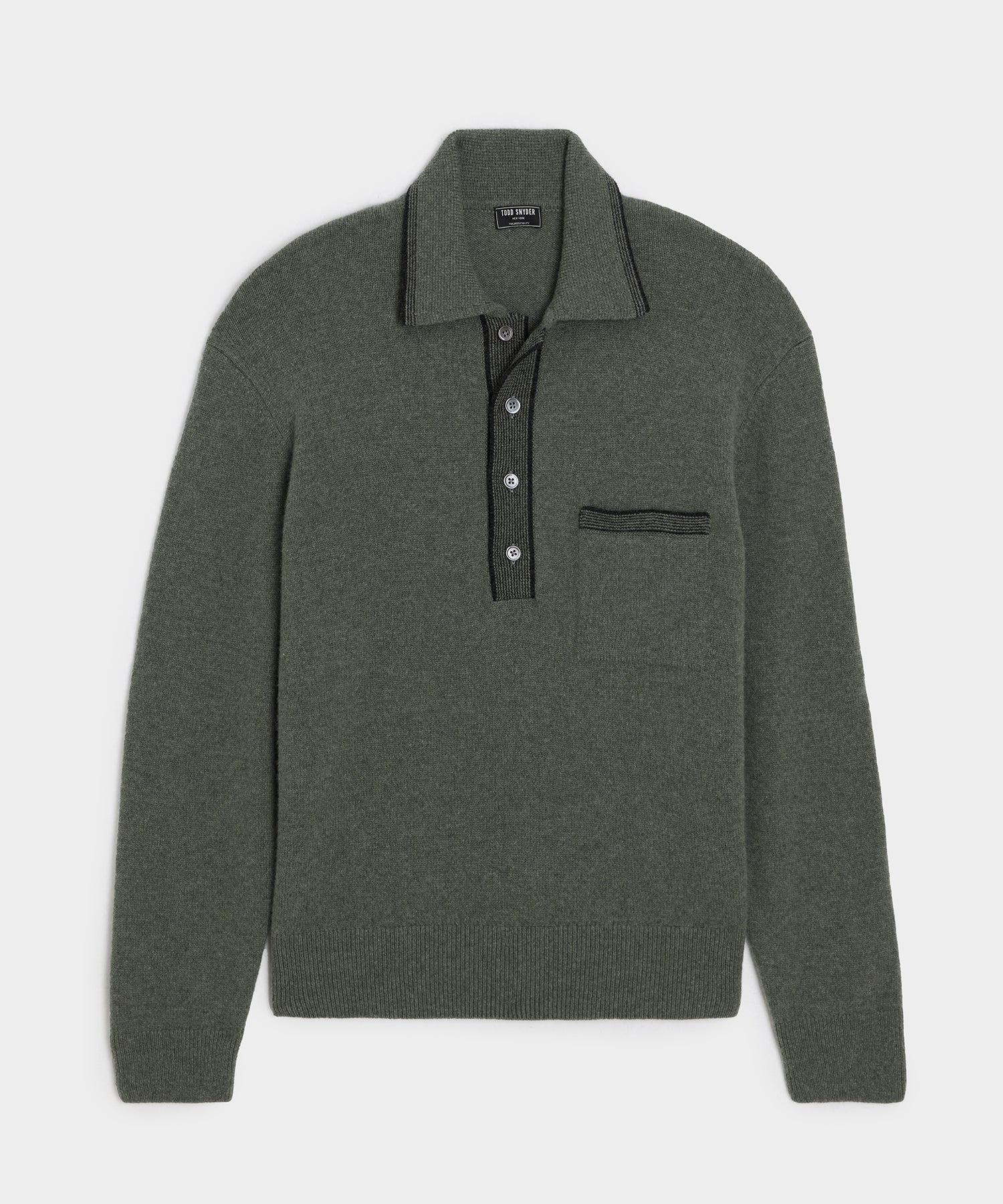 Image of Wool Tipped Sweater Polo