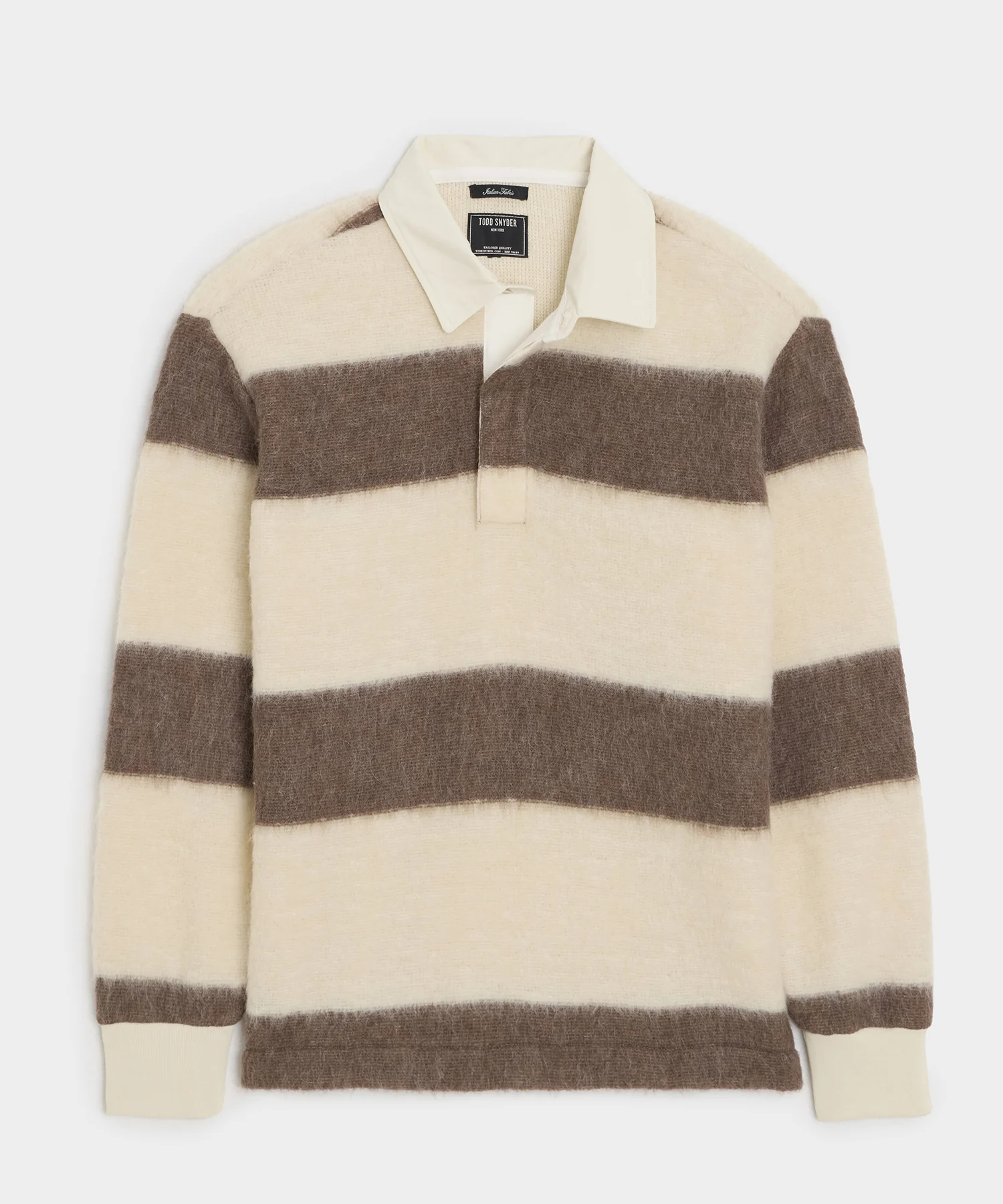 Image of Brushed Mohair Rugby Polo