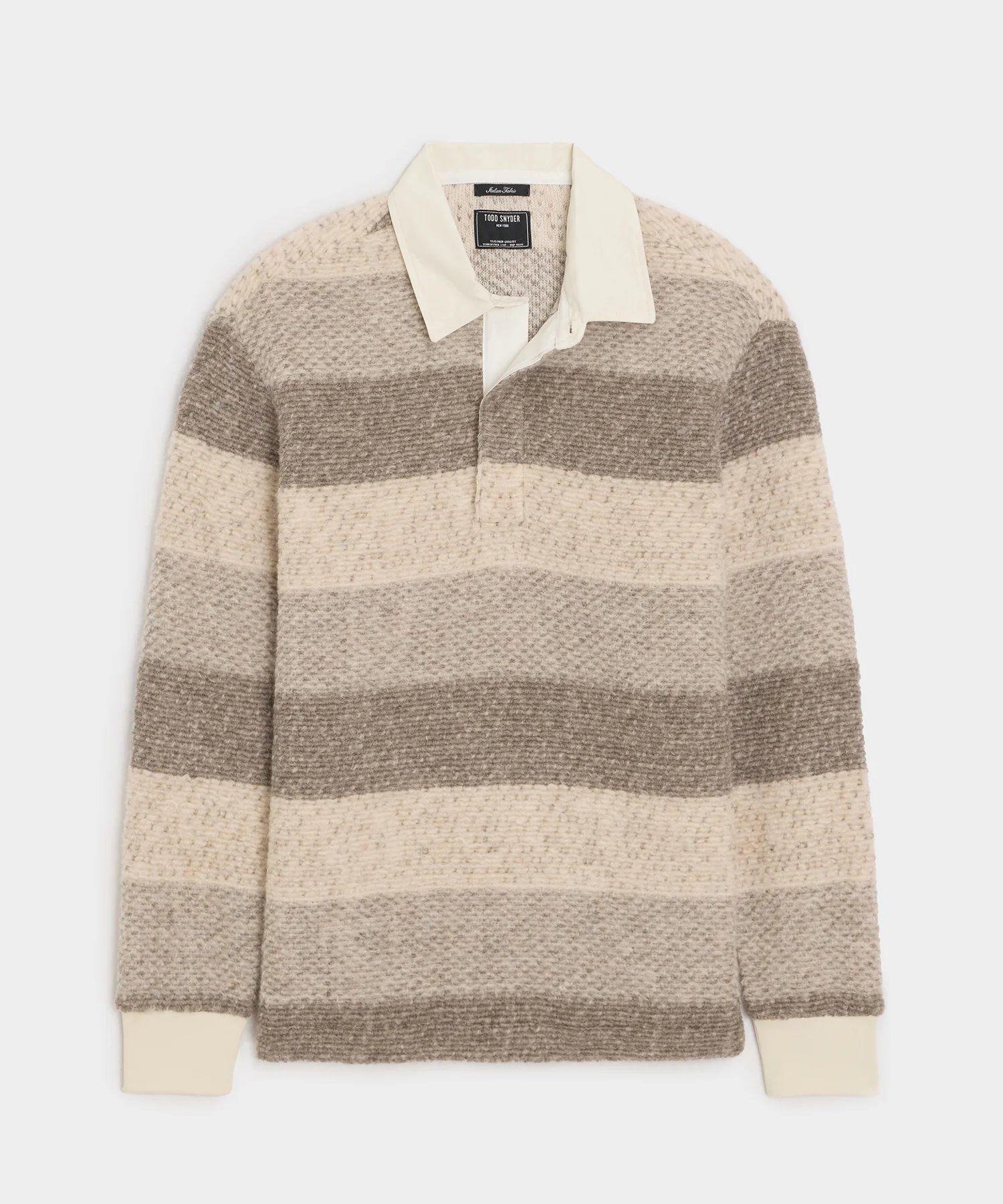 Image of Brushed Mohair Rugby Polo