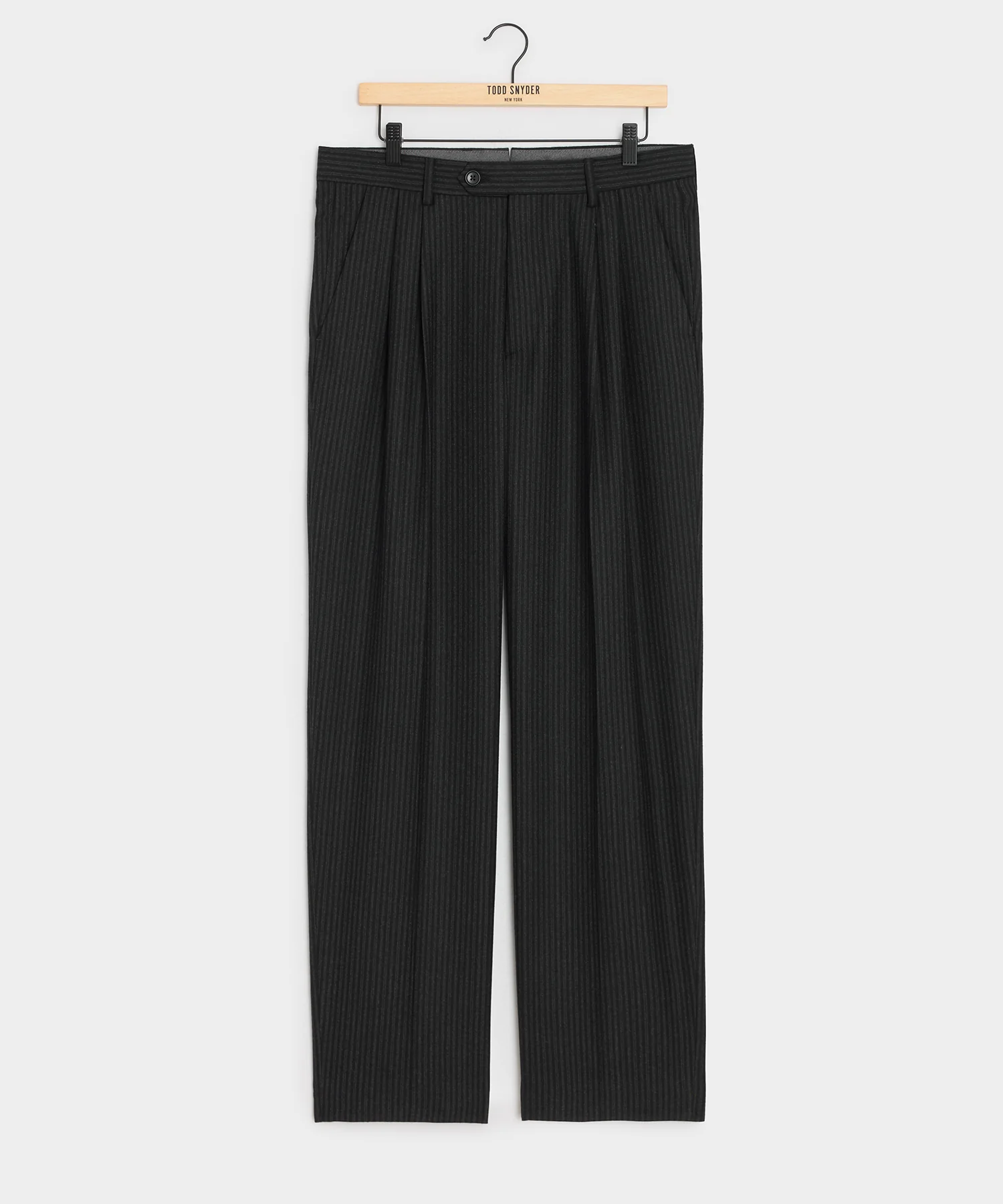 Image of Italian Flannel Pinstripe Wythe Trouser