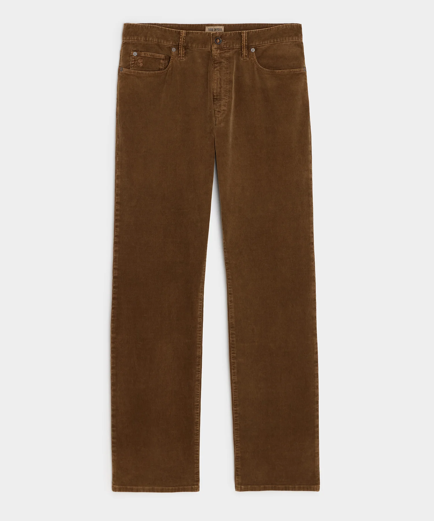 Image of Straight 5-Pocket Corduroy Pant
