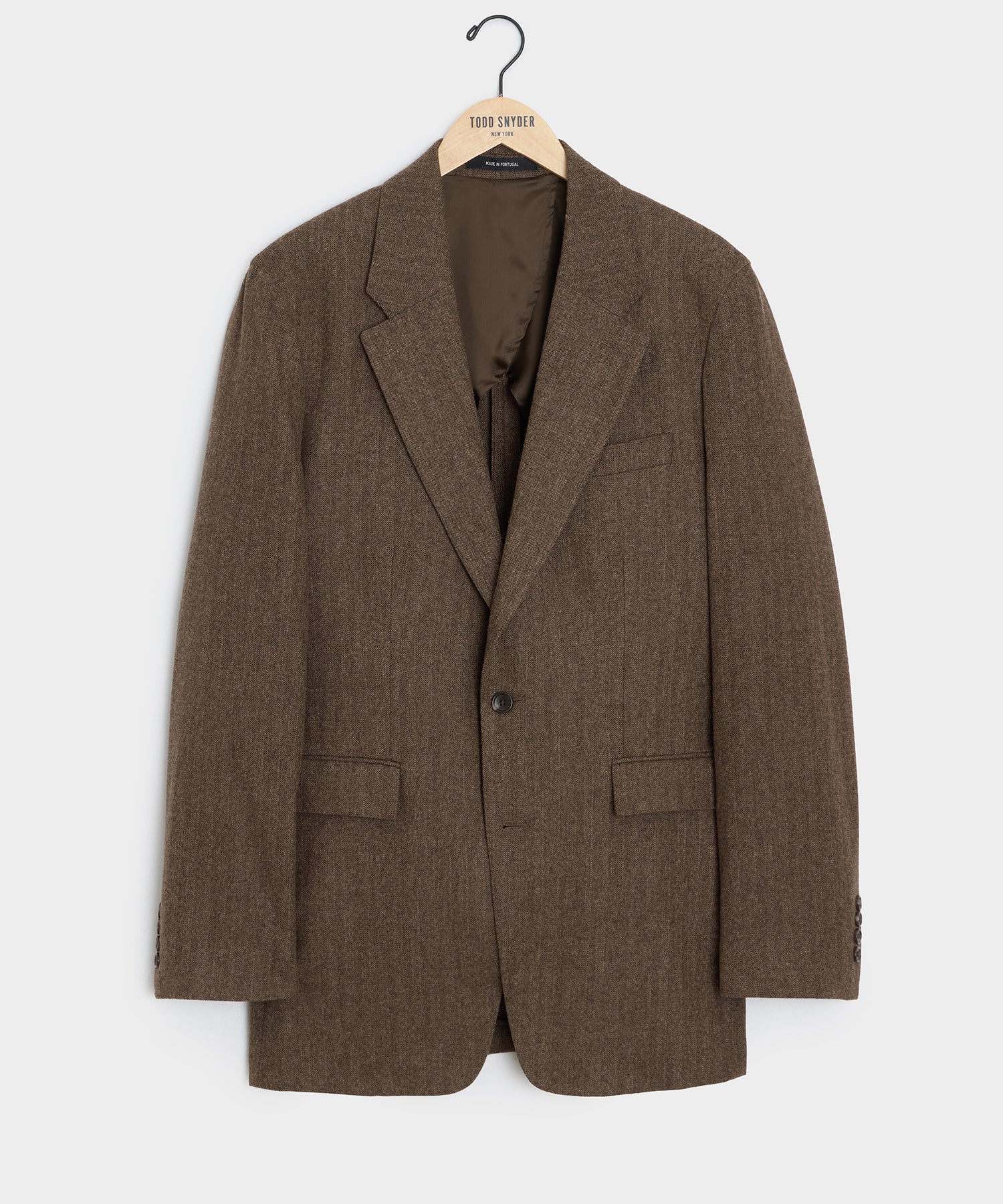 Image of Italian Flannel Herringbone Wythe Jacket