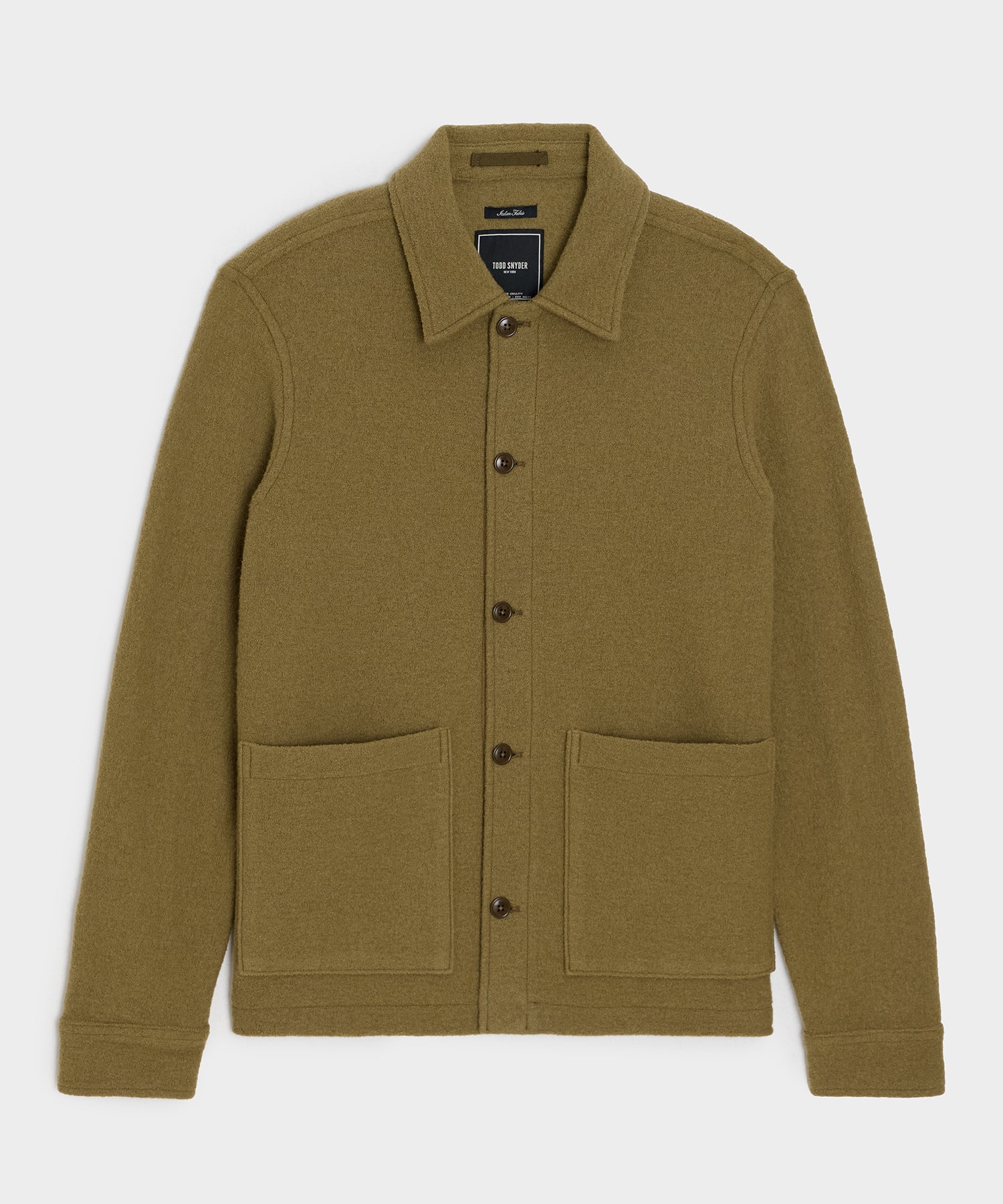 Image of Italian Boiled Wool Chore Coat