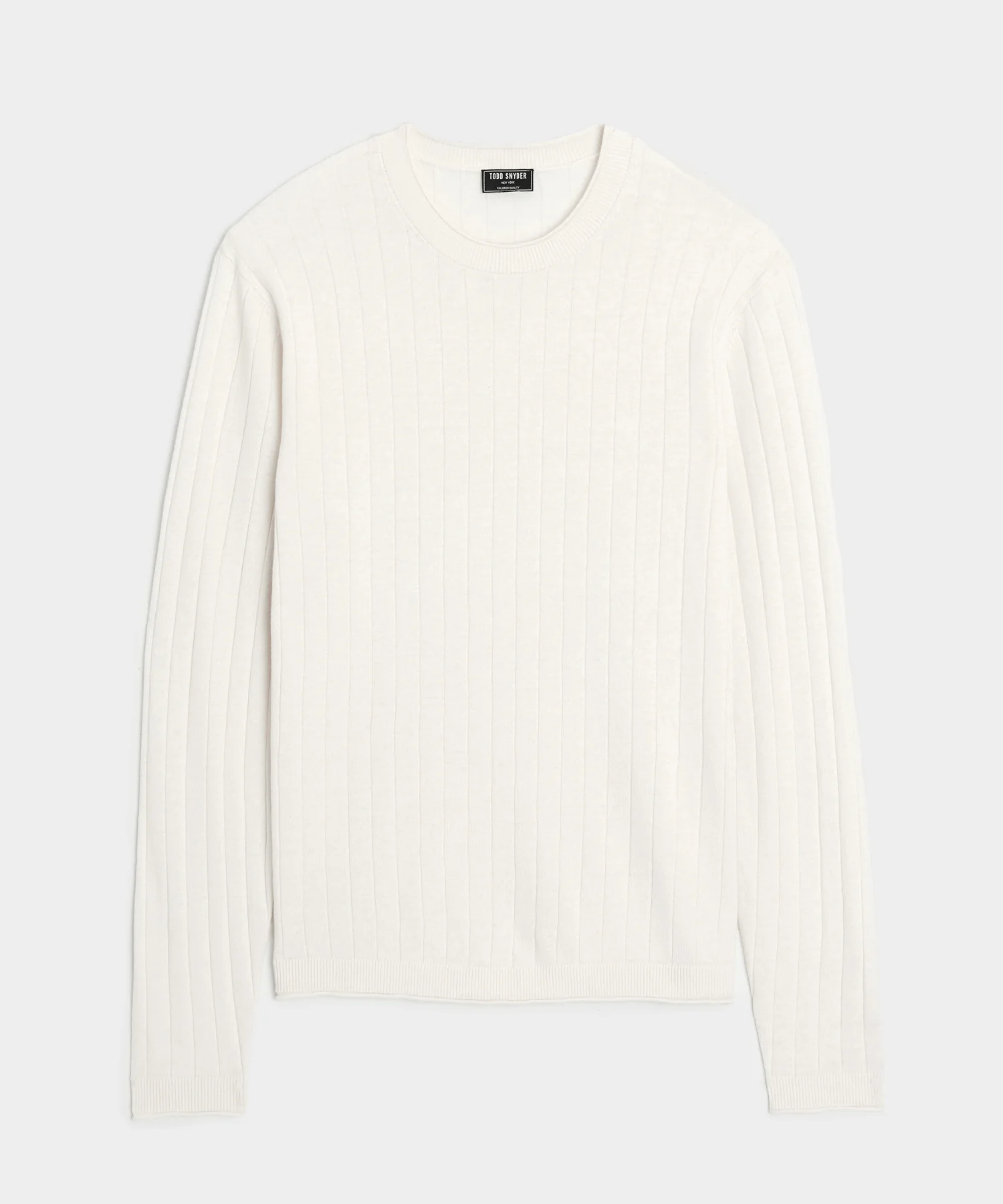 Image of Lightweight Linen-Cotton Crewneck Sweater