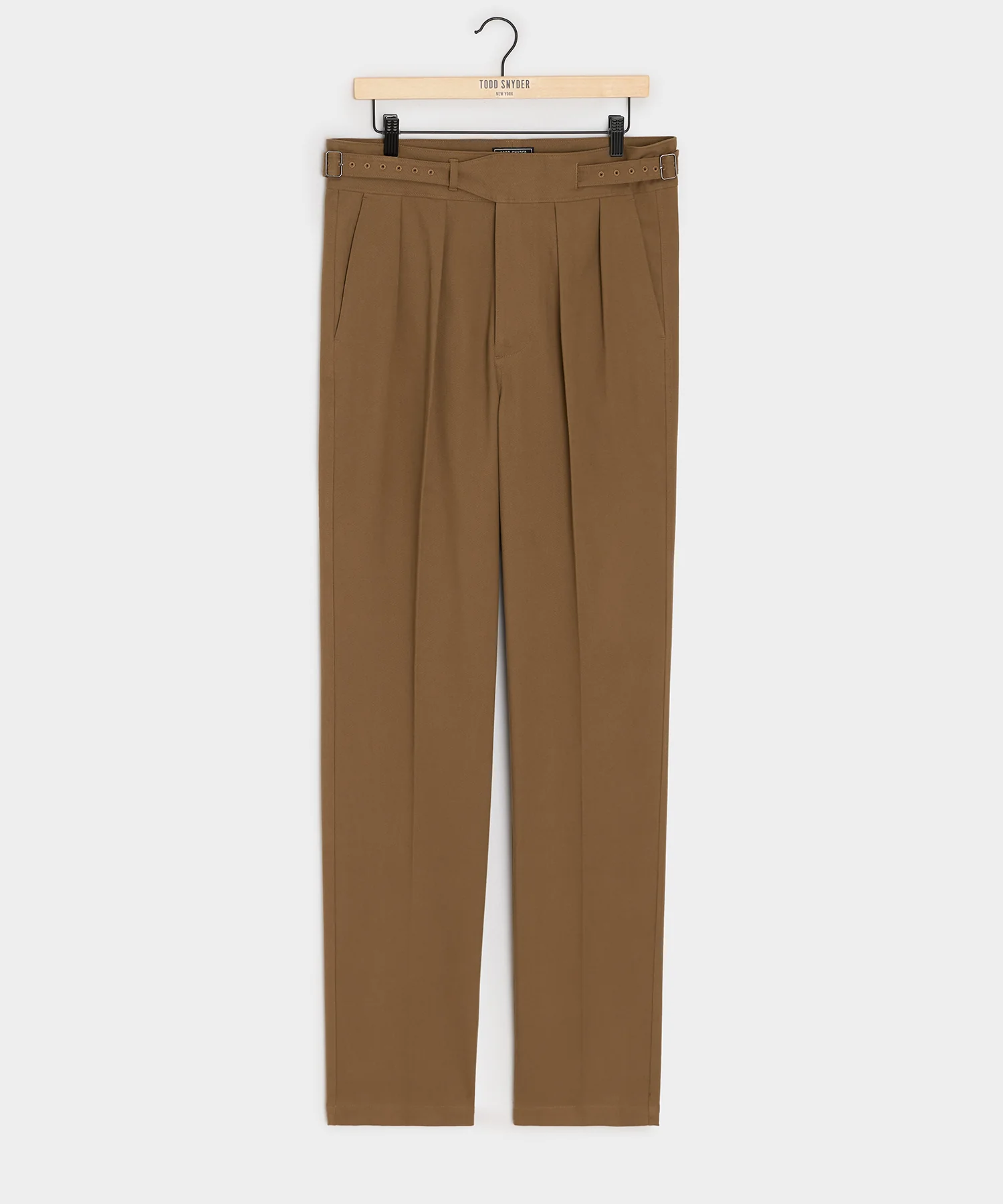 Image of Italian Brushed Cotton Gurkha Trouser