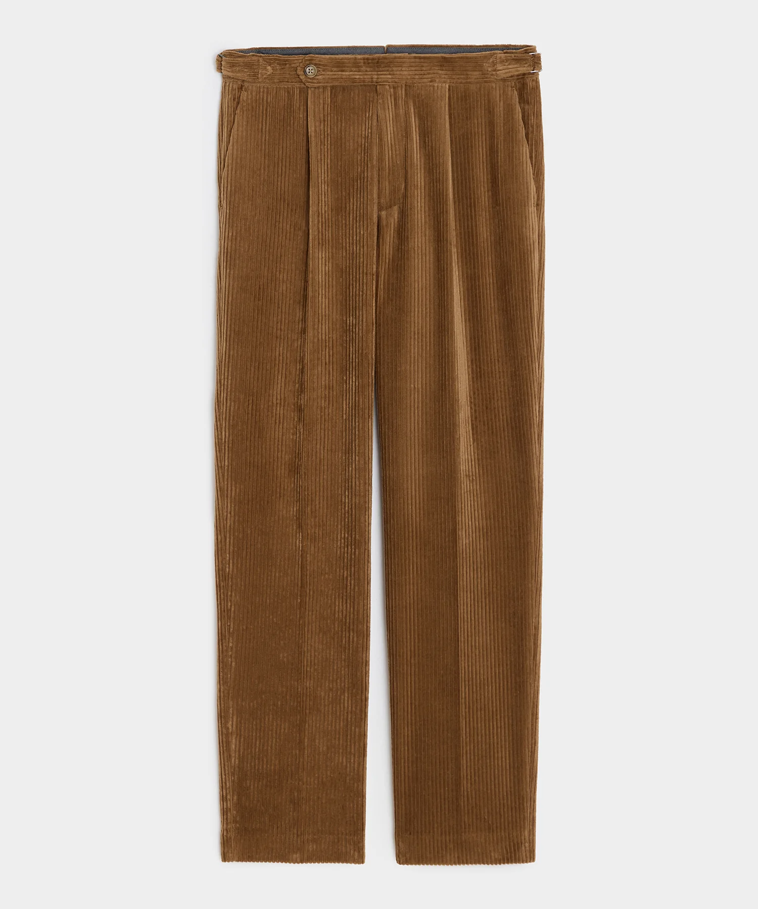 Image of Italian Wide Wale Corduroy Side Tab Trouser