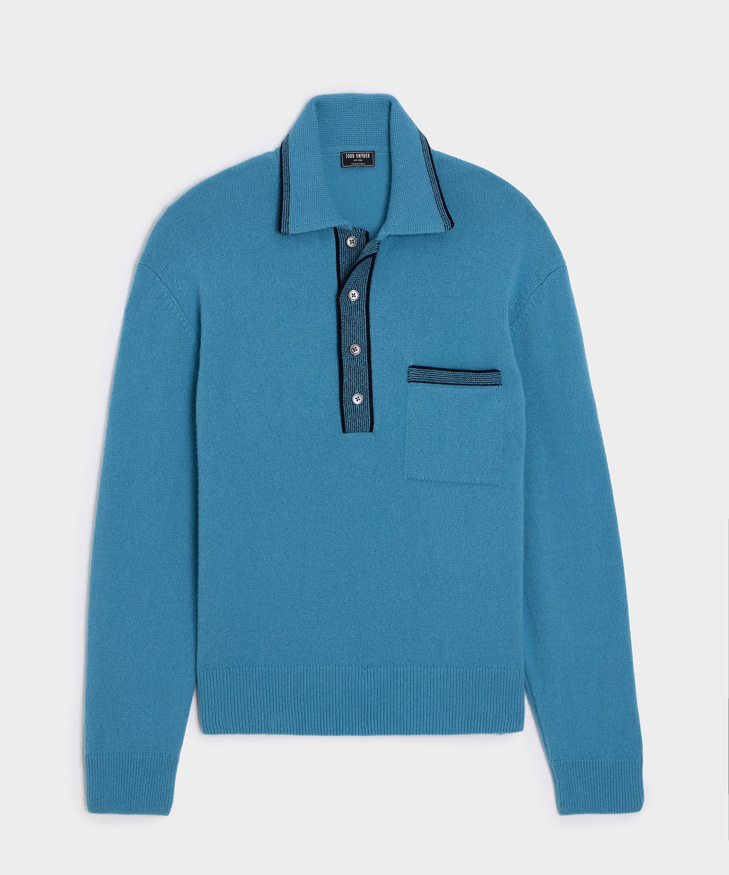 Image of Wool Tipped Sweater Polo