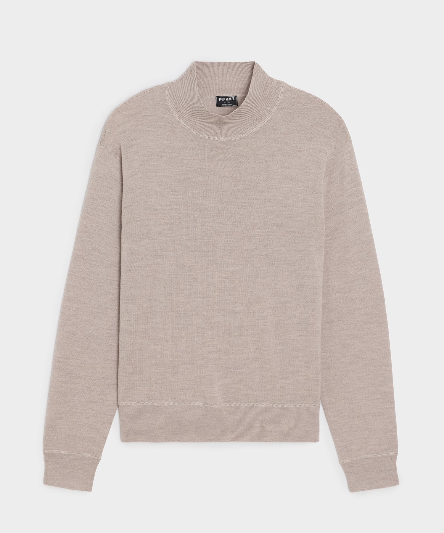 Image of Merino Mock Neck Sweater