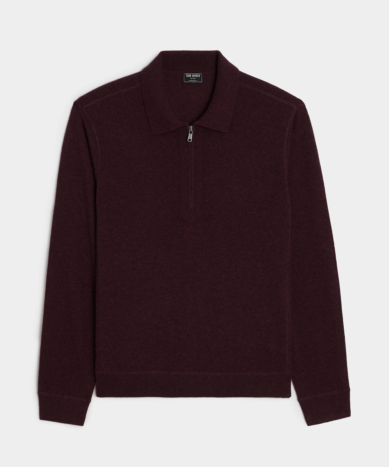 Image of Cashmere Quarter-Zip Sweater Polo