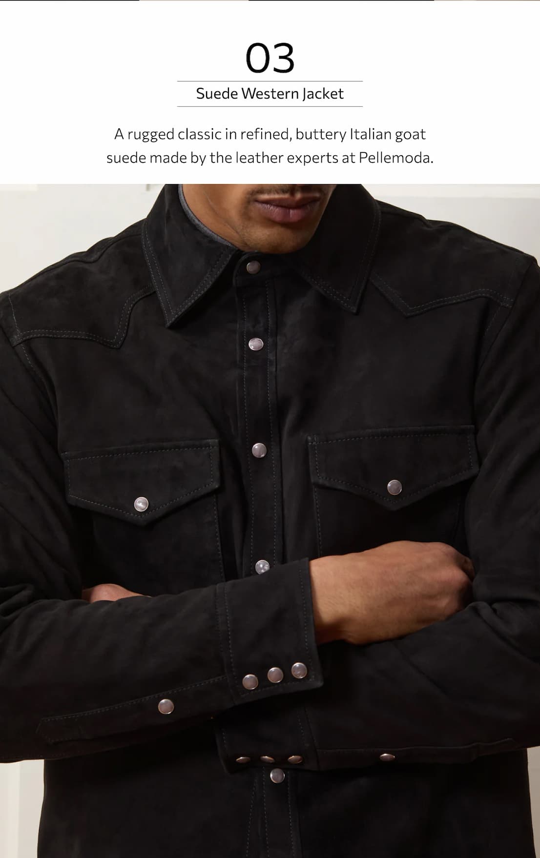 SUEDE WESTERN JACKET