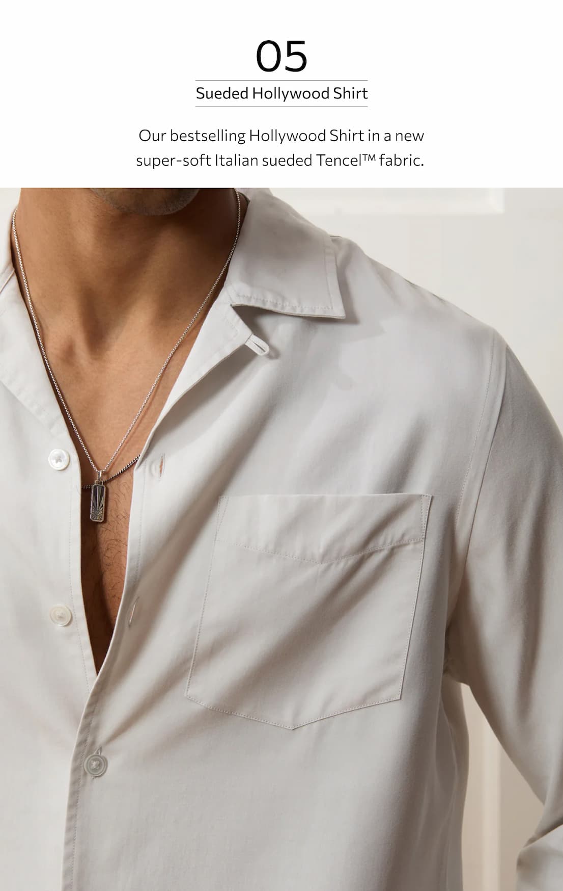 SUEDED HOLLYWOOD SHIRT