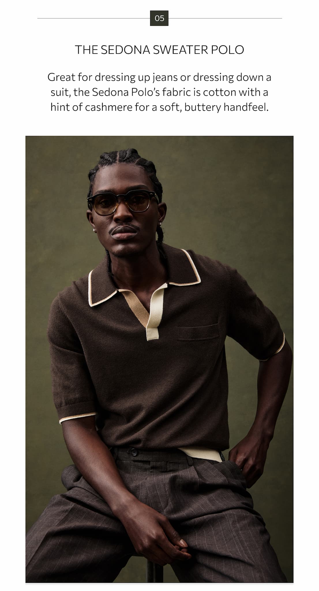 SHOP THE SEDONA SWEATER POLO