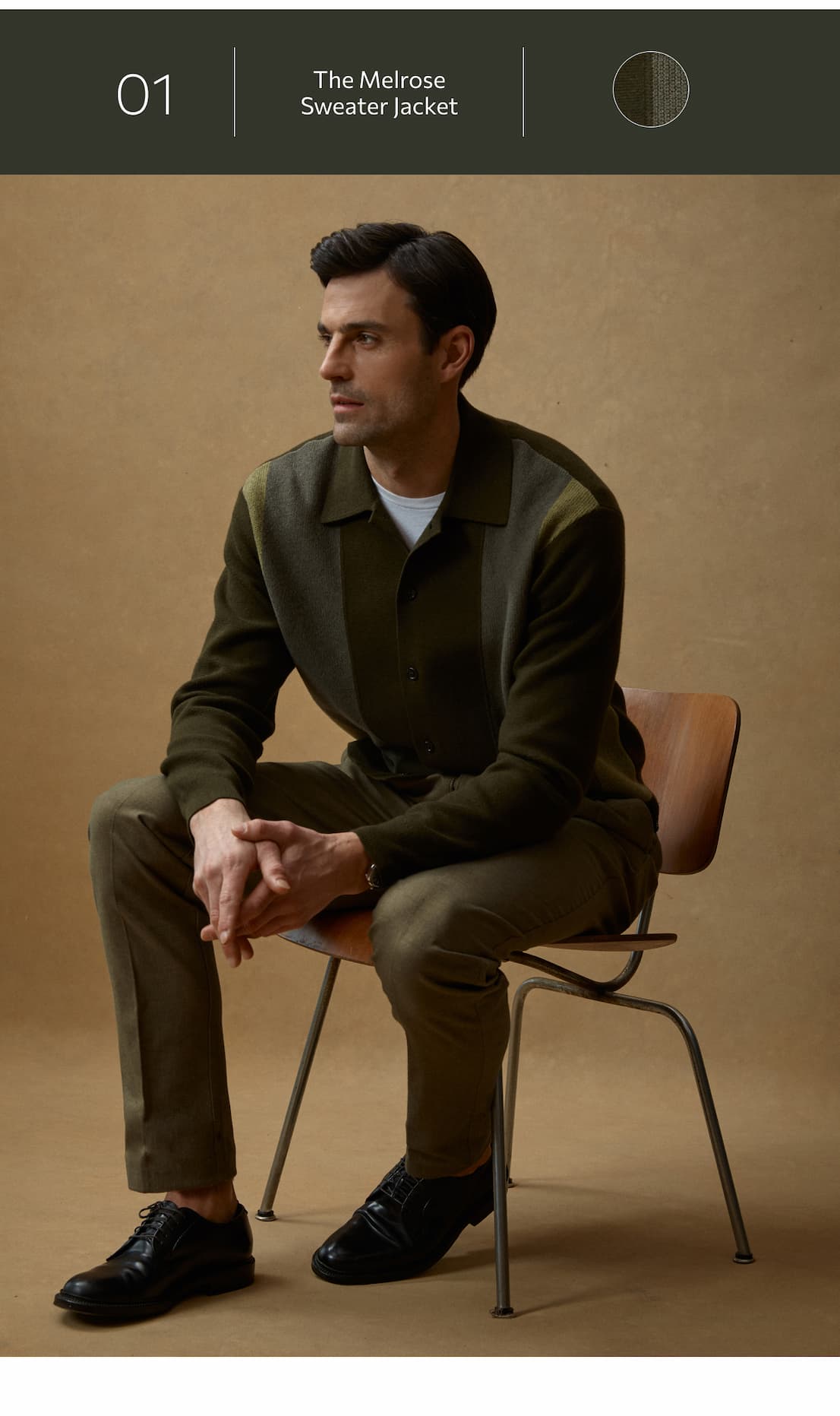 THE MELROSE SWEATER JACKET